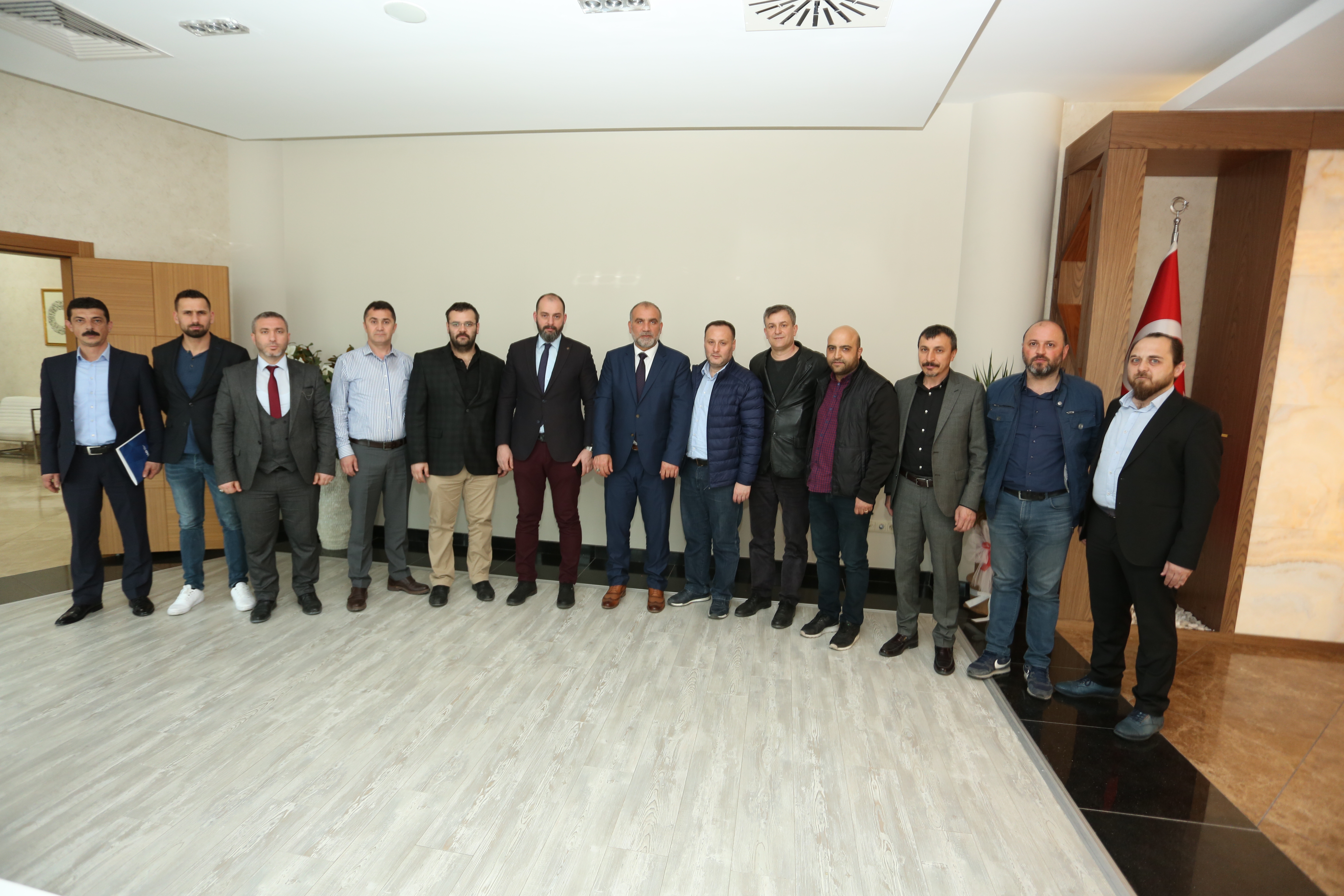 ASRİAD’dan Canik Belediye Başkanı İbrahim Sandıkçıya Hayırlı Olsun Ziyareti