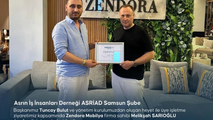 Üye İşletme Ziyaretimiz Zendora. Mobilya